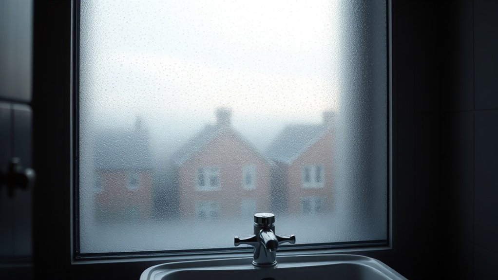 Bathroom Frosted Glass Pinner