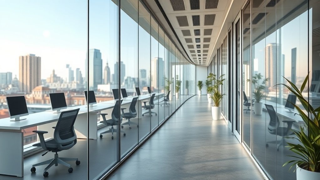 Office Glazing Pinner