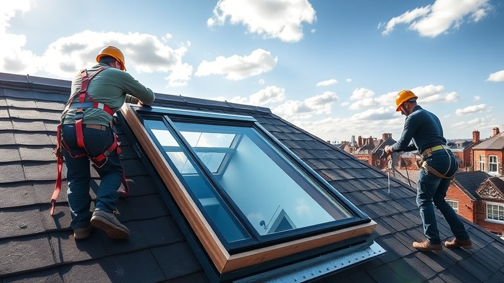 Skylight Installation Hatch End